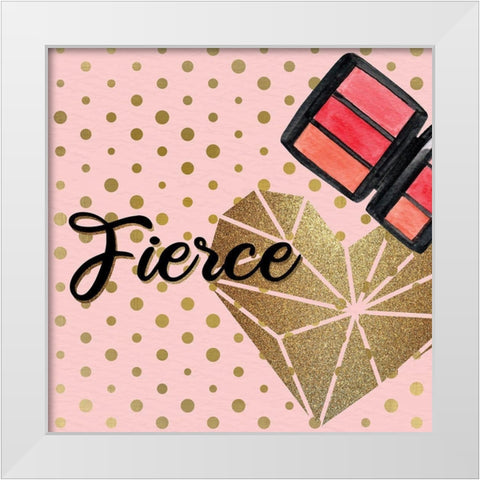 Diva 2 V3 White Modern Wood Framed Art Print by Allen, Kimberly