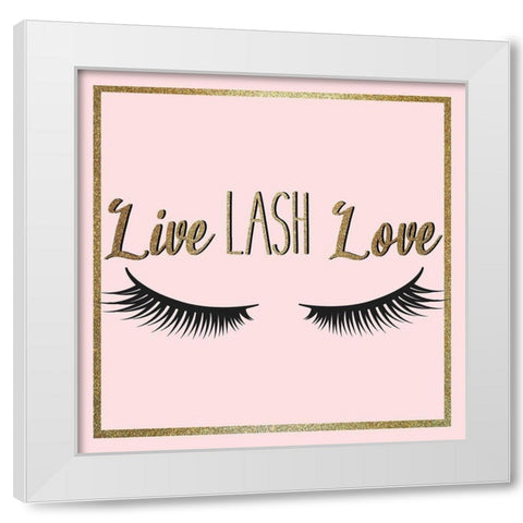 Lash 4 V3 White Modern Wood Framed Art Print by Allen, Kimberly