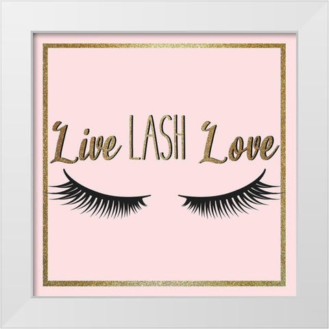 Lash 4 V3 White Modern Wood Framed Art Print by Allen, Kimberly