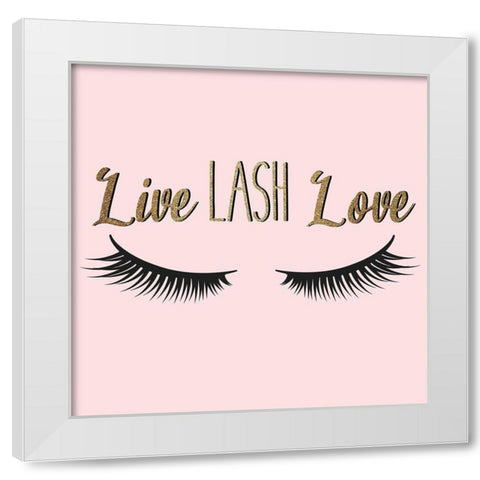 Lash 4 V2 White Modern Wood Framed Art Print by Allen, Kimberly