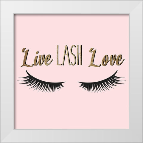 Lash 4 V2 White Modern Wood Framed Art Print by Allen, Kimberly