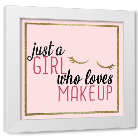 Lash 3 V2 White Modern Wood Framed Art Print by Allen, Kimberly