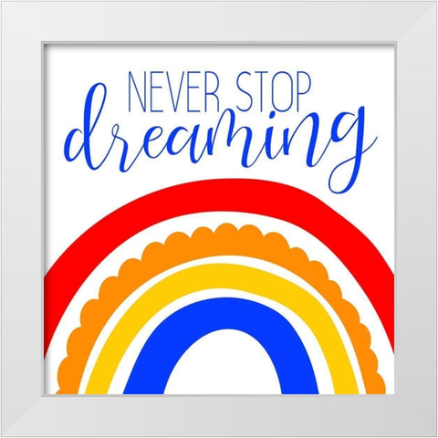 Bright Future 1 White Modern Wood Framed Art Print by Allen, Kimberly
