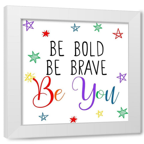 Bright Future 4 V2 White Modern Wood Framed Art Print by Allen, Kimberly
