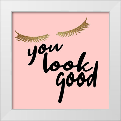 You Look White Modern Wood Framed Art Print by Allen, Kimberly