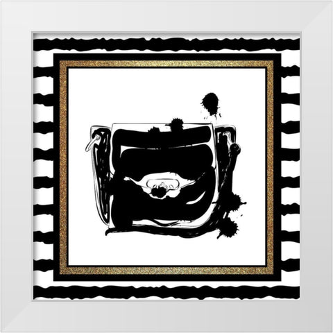 Love Fashion 3 White Modern Wood Framed Art Print by Allen, Kimberly