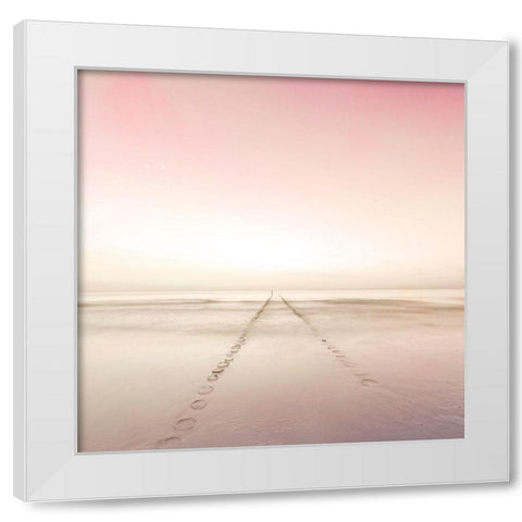 Water Pathway 2 White Modern Wood Framed Art Print by Allen, Kimberly