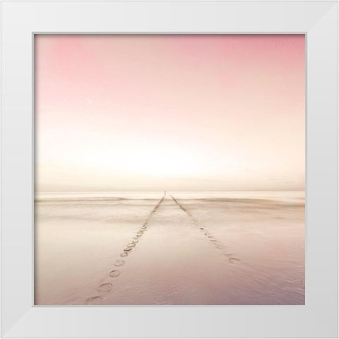 Water Pathway 2 White Modern Wood Framed Art Print by Allen, Kimberly