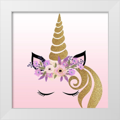 Magic Sparkle 3 White Modern Wood Framed Art Print by Allen, Kimberly