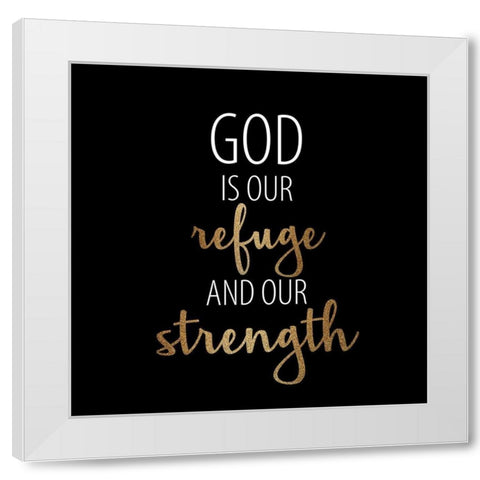 Refuge Leopard 1 White Modern Wood Framed Art Print by Allen, Kimberly