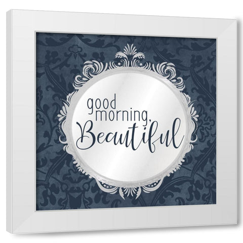 Mirror 2 White Modern Wood Framed Art Print by Allen, Kimberly