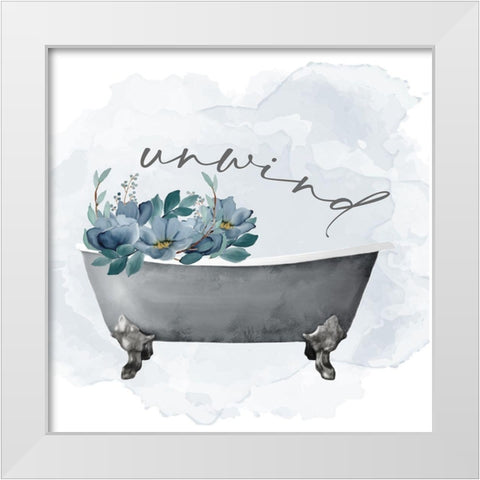 Wash Your 2_v2 White Modern Wood Framed Art Print by Allen, Kimberly