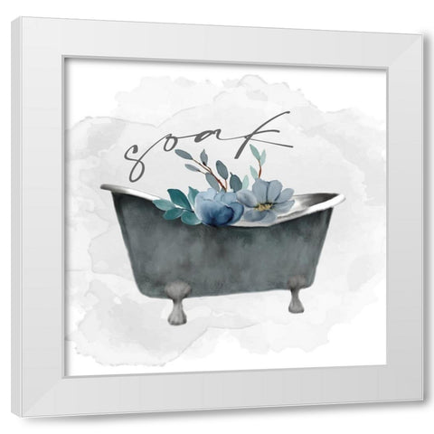 Wash Your 5 White Modern Wood Framed Art Print by Allen, Kimberly