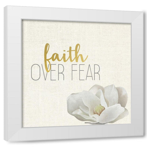 Be Still my Soul 2 White Modern Wood Framed Art Print by Allen, Kimberly