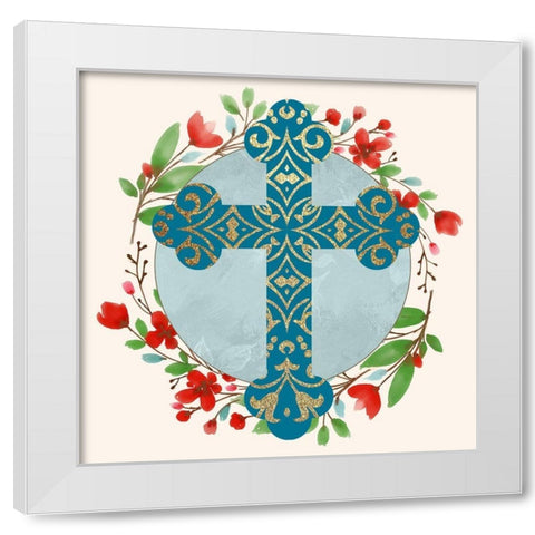 In Love 2 White Modern Wood Framed Art Print by Allen, Kimberly