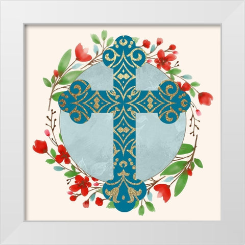 In Love 2 White Modern Wood Framed Art Print by Allen, Kimberly