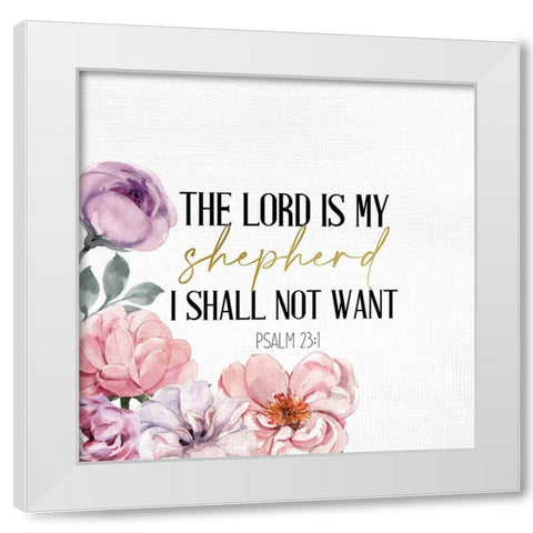 Is My Shepherd 2 White Modern Wood Framed Art Print by Allen, Kimberly