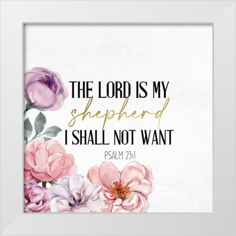 Is My Shepherd 2 White Modern Wood Framed Art Print by Allen, Kimberly