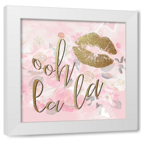 Paris Blooms 3 White Modern Wood Framed Art Print by Allen, Kimberly