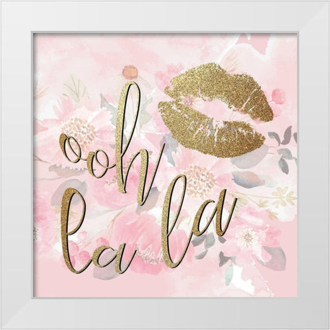 Paris Blooms 3 White Modern Wood Framed Art Print by Allen, Kimberly