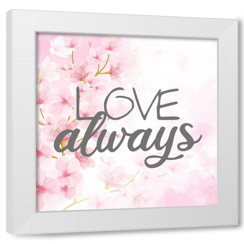 Cherry Blossom Paris 2 White Modern Wood Framed Art Print by Allen, Kimberly