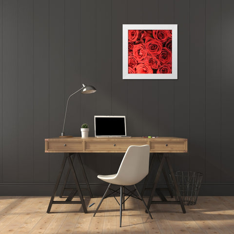 Paris Idea Love 3 White Modern Wood Framed Art Print by Allen, Kimberly