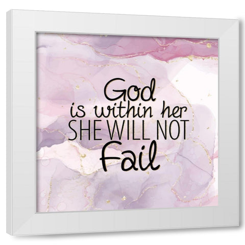 Within Her 1 White Modern Wood Framed Art Print by Allen, Kimberly