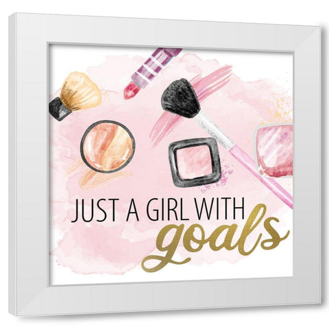 She Believed 3 V2 White Modern Wood Framed Art Print by Allen, Kimberly