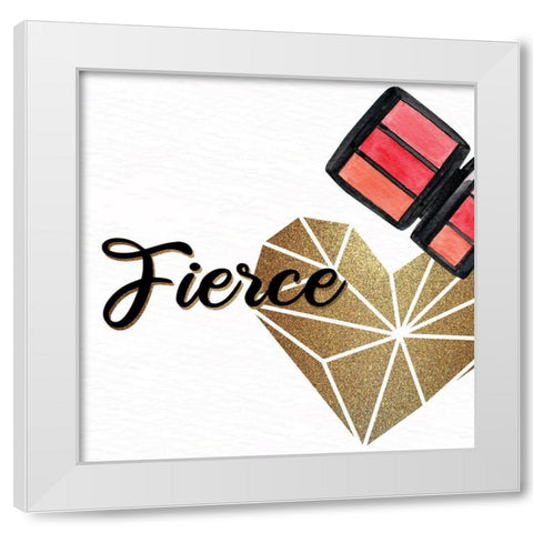 Diva 2 White Modern Wood Framed Art Print by Allen, Kimberly