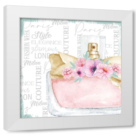Perfume 6 White Modern Wood Framed Art Print by Allen, Kimberly