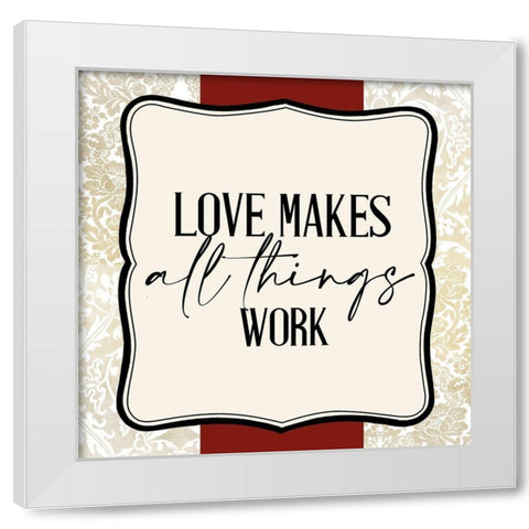 Dont Take 2 White Modern Wood Framed Art Print by Allen, Kimberly