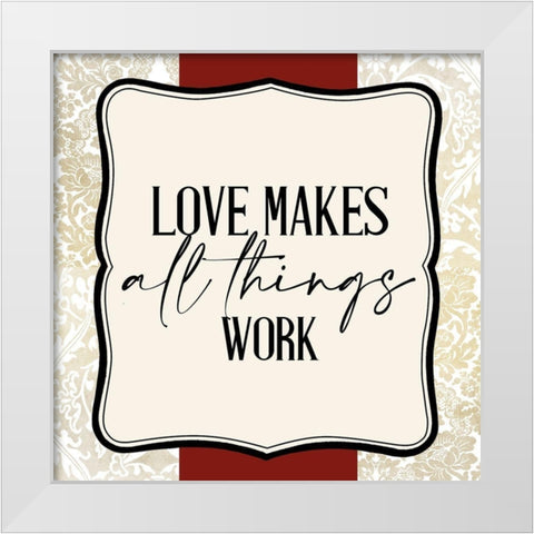 Dont Take 2 White Modern Wood Framed Art Print by Allen, Kimberly