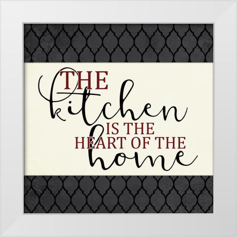 Happy Kitchen 2 White Modern Wood Framed Art Print by Allen, Kimberly
