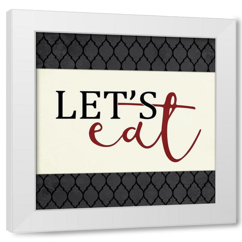Happy Kitchen 3 White Modern Wood Framed Art Print by Allen, Kimberly