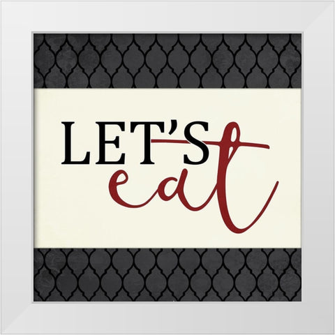 Happy Kitchen 3 White Modern Wood Framed Art Print by Allen, Kimberly