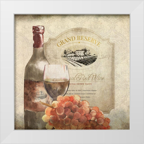 Chateau 2 White Modern Wood Framed Art Print by Allen, Kimberly