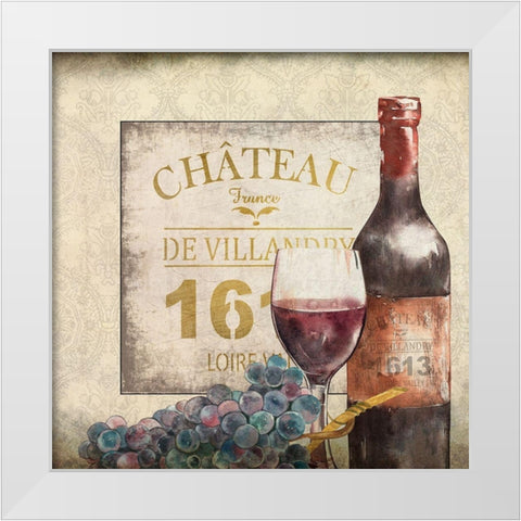 Chateau 1 White Modern Wood Framed Art Print by Allen, Kimberly