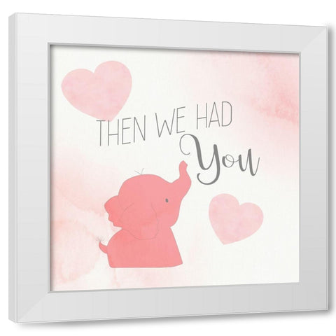 Perfect 3 V2 White Modern Wood Framed Art Print by Allen, Kimberly