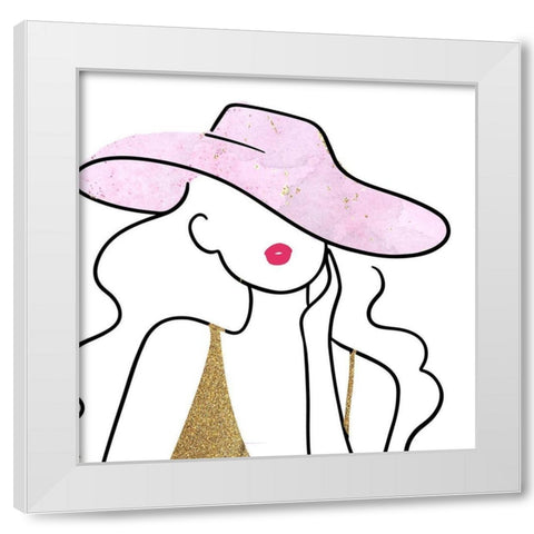 Amazing Beautiful 3 White Modern Wood Framed Art Print by Allen, Kimberly