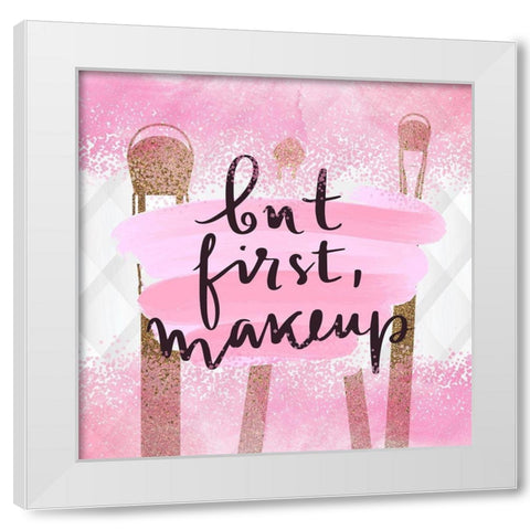 Brushes 2 White Modern Wood Framed Art Print by Allen, Kimberly