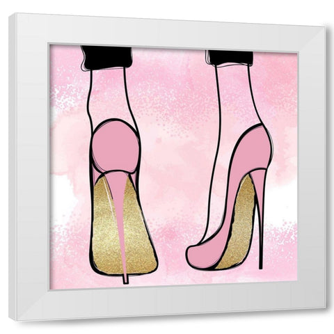 Elegance 2 White Modern Wood Framed Art Print by Allen, Kimberly