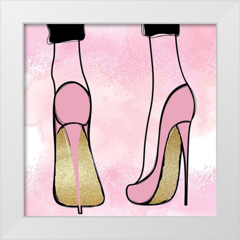 Elegance 2 White Modern Wood Framed Art Print by Allen, Kimberly