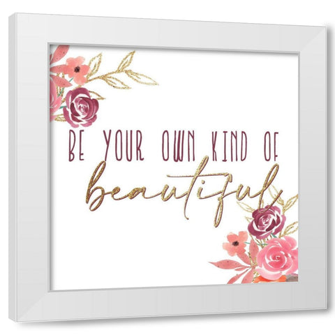 Just a Girl 4 White Modern Wood Framed Art Print by Allen, Kimberly