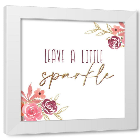 Just a Girl 5 White Modern Wood Framed Art Print by Allen, Kimberly
