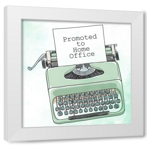 Promoted White Modern Wood Framed Art Print by Allen, Kimberly