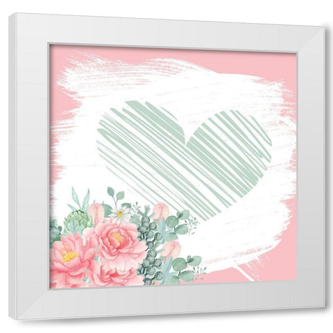 Mint Paris 6 White Modern Wood Framed Art Print by Allen, Kimberly