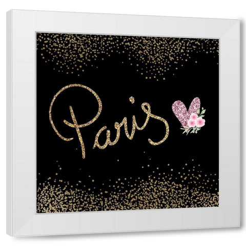 Paris 2 White Modern Wood Framed Art Print by Allen, Kimberly