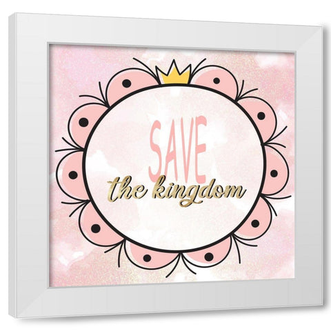 Mirror Mirror 3 White Modern Wood Framed Art Print by Allen, Kimberly