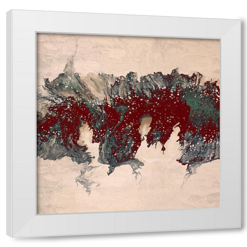 Mood 1 White Modern Wood Framed Art Print by Allen, Kimberly