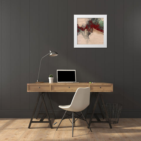 Mood 2 White Modern Wood Framed Art Print by Allen, Kimberly